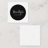 Uw Stijlcirkel (type Afbeelding) Notitiekaartje (Voorkant / Achterkant)