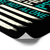 Uw strijd is onze strijd - PTSS-bewustzijn Poster (Hoek)