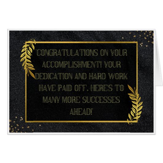 Uw succes vieren (Voorkant Horizontaal)