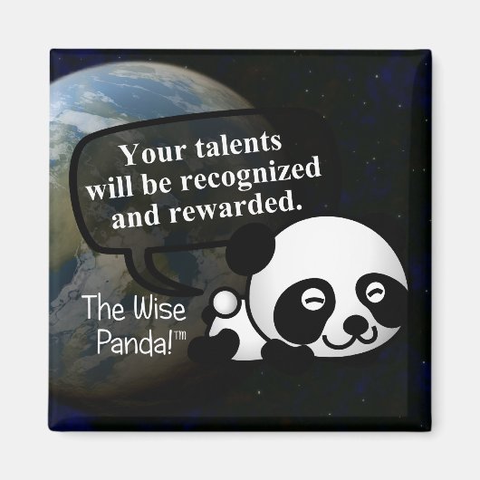 Uw talent zal worden erkend en beloond magneet (Voorkant)