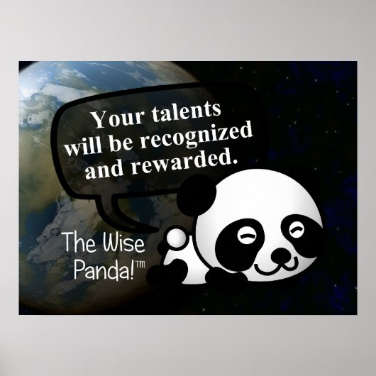 Uw talent zal worden erkend en beloond poster (Voorkant)