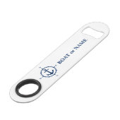 Uw tas of Nautical Compass Anchor White Speed Flessenopener (Voorkant Gekanteld)