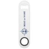 Uw tas of Nautical Compass Anchor White Speed Flessenopener (Voorkant)