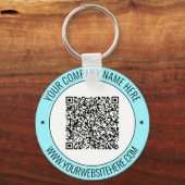 Uw tekst van de Code QR en Kleuren Promotionele Sl Sleutelhanger (Voorkant)