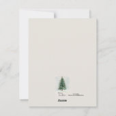 Uw Tree Bright en Merry tekst Vakantie Kaart (Achterkant)