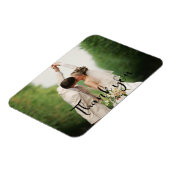 Uw trouwdag foto dank u magneet (Linkerzijde)