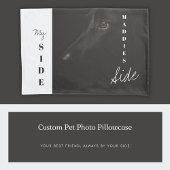 Uw trouwe metgezel: aangepaste Black Lab-foto Kussensloop