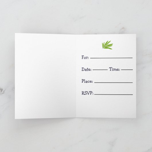 Uw uitnodiging / Baby shower / Sprinkle (Binnen)