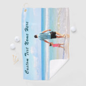 Uw vader foto Golf handdoek cadeau met aangepaste  (Insitu)