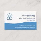 Uw verzekering Moderne Visitekaartjes (Voorkant)
