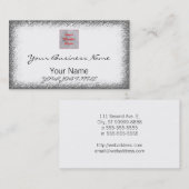 Uw vierkant foto doet het zelf visitekaartje (Voorkant / Achterkant)