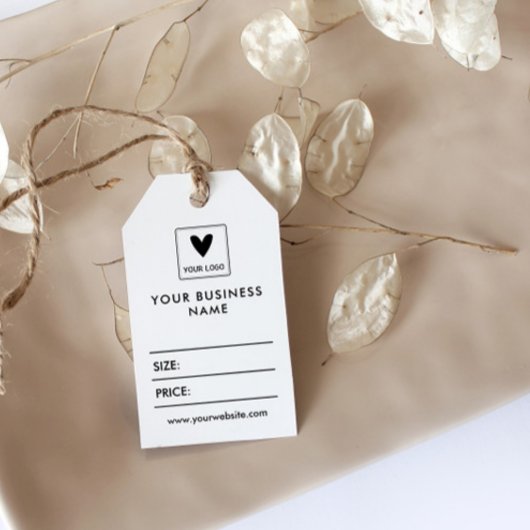 Uw vierkant Logo Sociale mediaprijs Gift Labels Cadeaulabel
