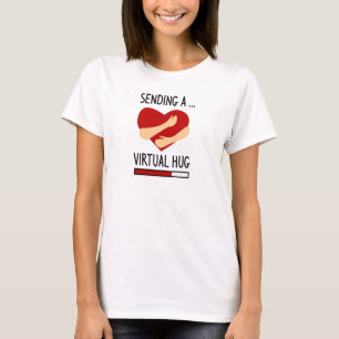Uw virtuele computer verzenden t-shirt