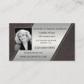 Uw Visitekaartje voor fotoportfolio architect (Achterkant)