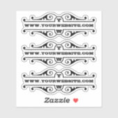 Uw website sticker (Vel)