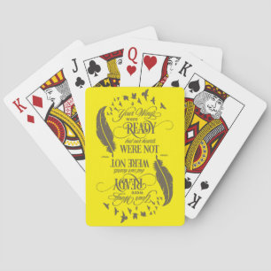 UW WINGEN WAREN KLAAR, MAAR ONZE HARTEN WAREN NIET POKERKAARTEN