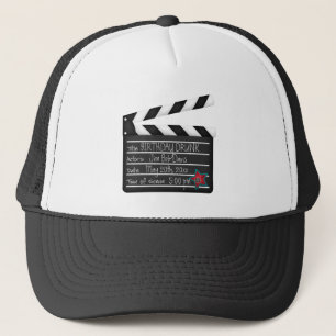 Uw woorden personaliseren Movie Director Clapboard Trucker Pet