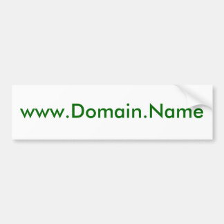 Uw www.Domain.Name-ontwerp hier Bumpersticker