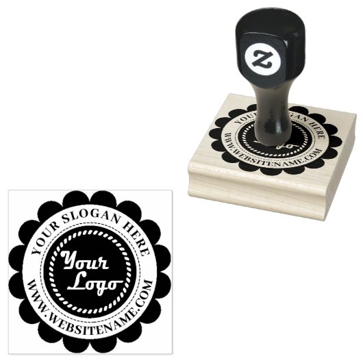 Uw Zakelijke Logo Aangepast Rubberstempel (Gestempeld)