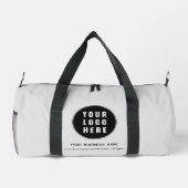 Uw zakelijke Logo corporate website Custom Modern Plunjezak (Achterkant)