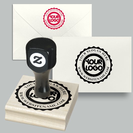 Uw Zakelijke Logo Custom Rubber Stempel