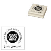 Uw zakelijke Logo Dank u Rubberstempel (Gestempeld)