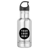 Uw zakelijke Logo en bedrijfswebsite Promotioneel Waterfles (Voorkant)