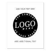 Uw zakelijke Logo en collega-Kantoor Rubberstempel (Afrduk)