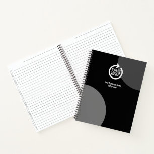 Uw zakelijke Logo en tekst Notitieboek