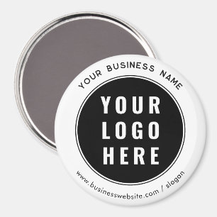 Uw zakelijke Logo en website Custom Marketing Magneet