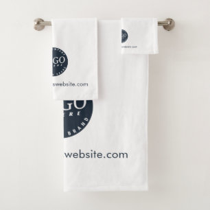 Uw zakelijke Logo en website op maat Bad Handdoek