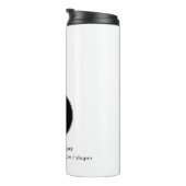 Uw zakelijke Logo en website promotioneel Thermosbeker (Geroteerd rechts)