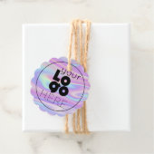 Uw zakelijke Logo Iridescent Hang Label (In situ)