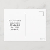 Uw zakelijke Logo of ontwerp en bewerkbare tekst Briefkaart (Achterkant)