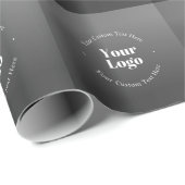 Uw zakelijke Logo of ontwerp en bewerkbare tekst Cadeaupapier (Rol Hoek)