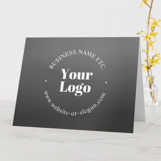Uw zakelijke Logo of ontwerp en bewerkbare tekst Kaart (Gele Bloem)
