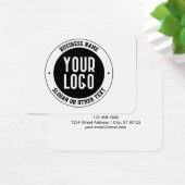 Uw zakelijke Logo of ontwerp | Vet Bewerkbare teks Visitekaartje (Bureau)