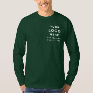 Uw zakelijke Logo Promotionele Eenvoudige Lange Mo T-shirt