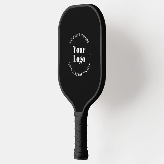 Uw zakelijke Logo & tekst Sjabloon Pickleball Paddle (Links)