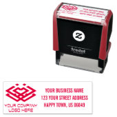 Uw Zelfinkend Stempel van het Adres van het Bedrij (In situ)