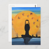 Uw Zen vinden Briefkaart (Voorkant / Achterkant)