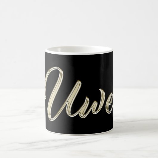 Uwe Name whitegold Tasse Teetasse Cafeetasse (Centre)
