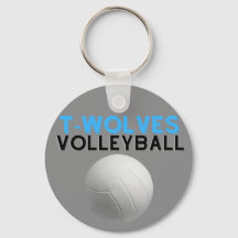 Uwharrives Timberwolves Volleyball Sleutelhanger