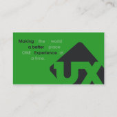 UX Designer Visitekaartje (Achterkant)