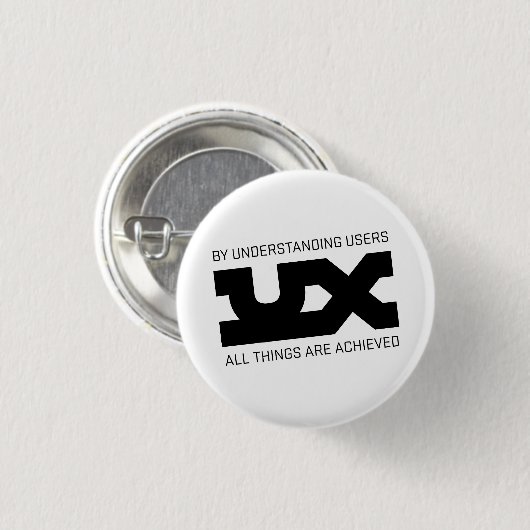 UX Mantras Ronde Button 3,2 Cm (Voorkant /achterkant)