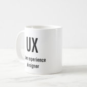 UX, User experience designer Koffiemok (Voorkant links)