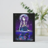 Uxia Briefkaart Gothic Mermaid Fantasy (Staand voorkant)