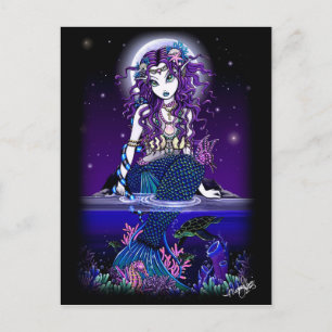 Uxia Briefkaart Gothic Mermaid Fantasy