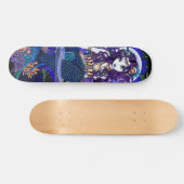 "Uxia" Twilight Moon Gothic Mermaid Skateboard (Horizontaal)