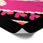 Uzbek Ikat Art Poster (Hoek)